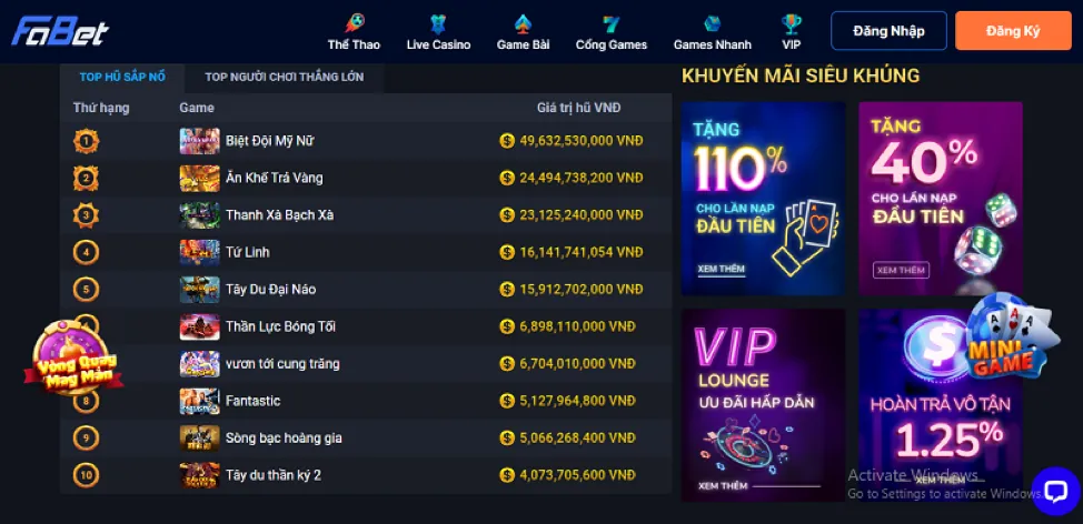 Hướng dẫn đăng ký gamvip code