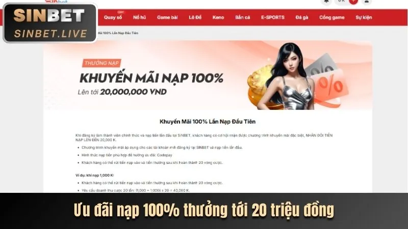 Điền thông tin đăng ký Gamvip Code